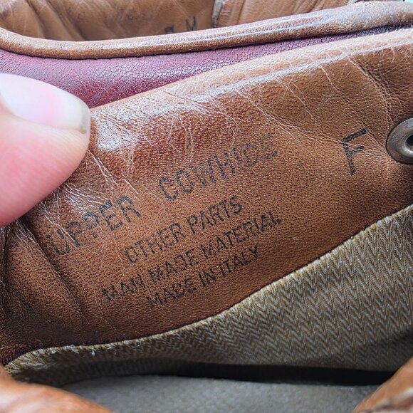 Vasque Gore Tex Womens Hiking Boots 7M Brown Leather Waterproof Italy Camping - Picture 6 of 16